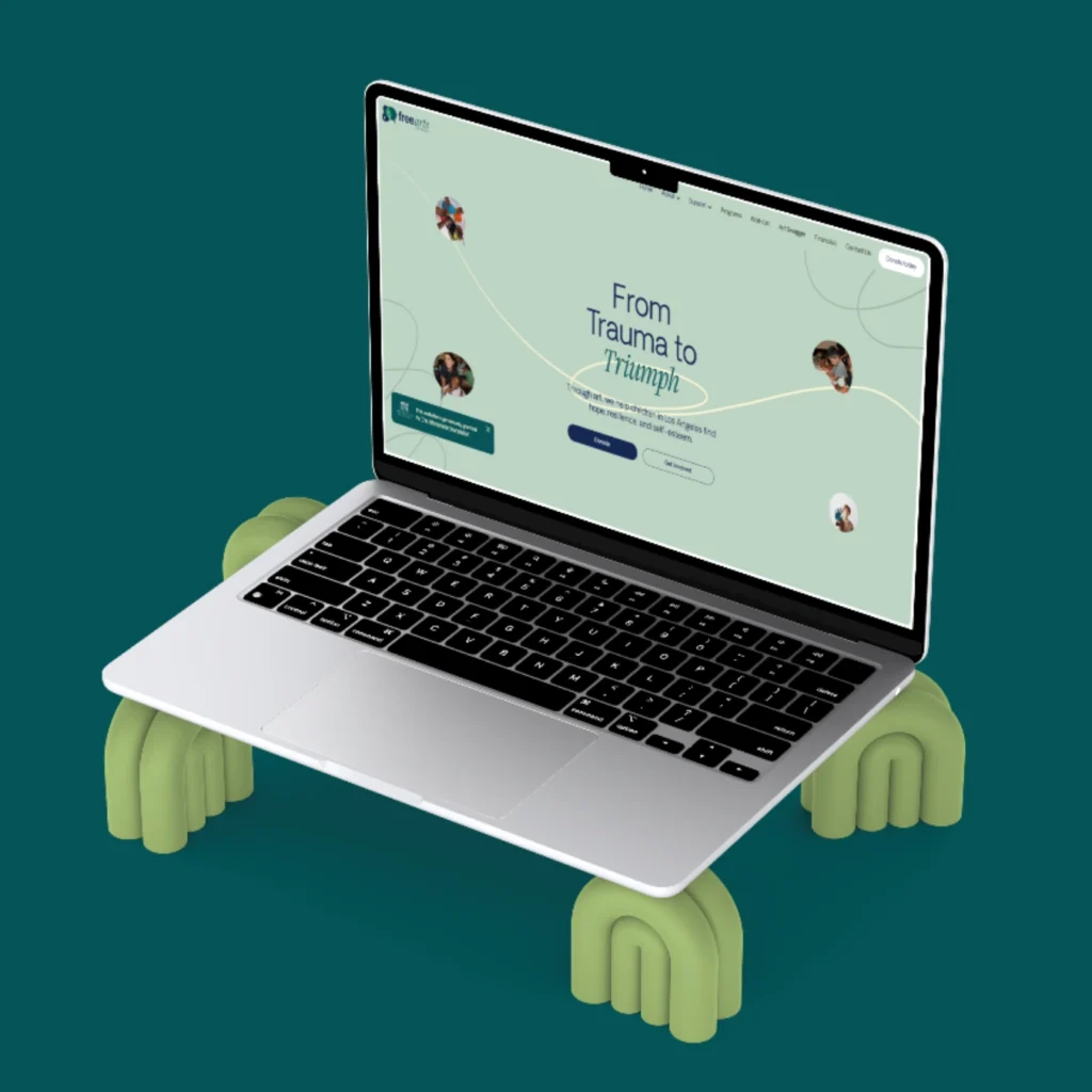 Free Arts website preview