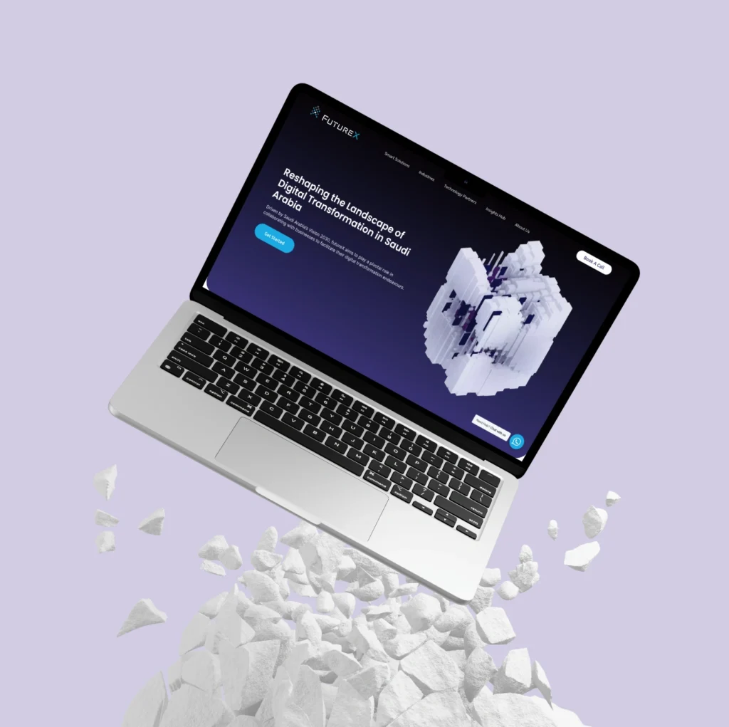 FutureX website preview